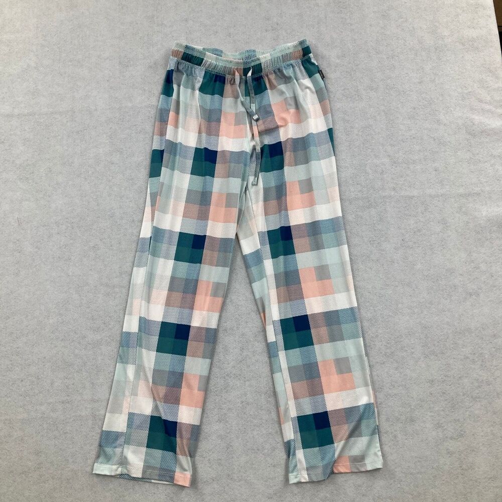 Eddie Bauer Women's M Plaid Sleepwear Lounge Pajama Pants Elastic Drawstring